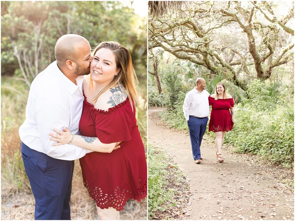 A Green Forest Engagement Session