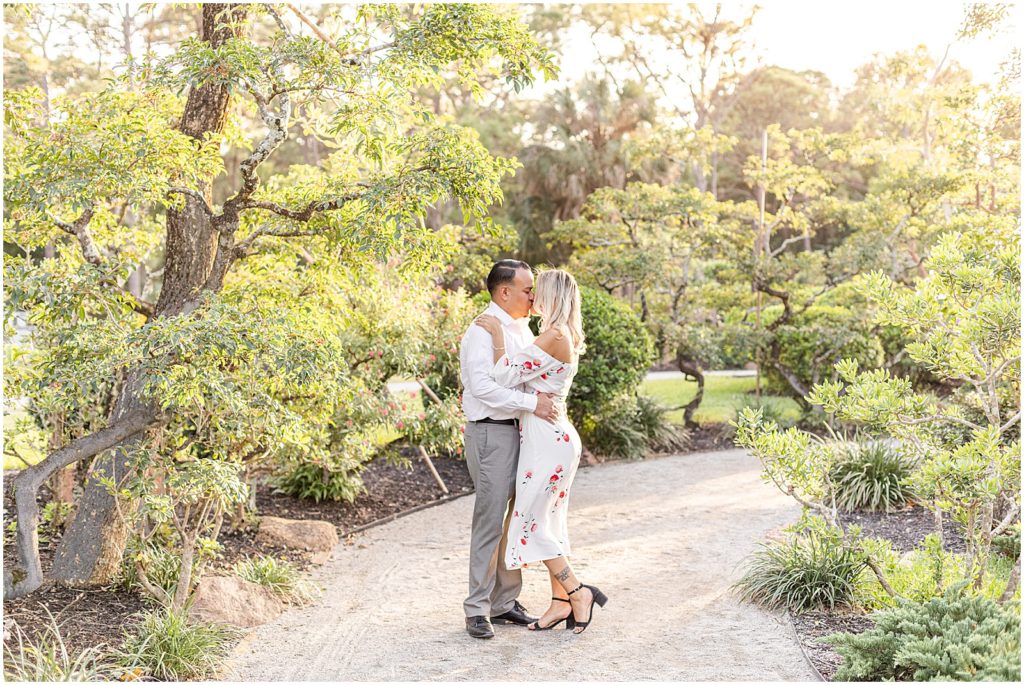 Engagement Session at the Morikami Museum and Gardens in Boca Raton Florida