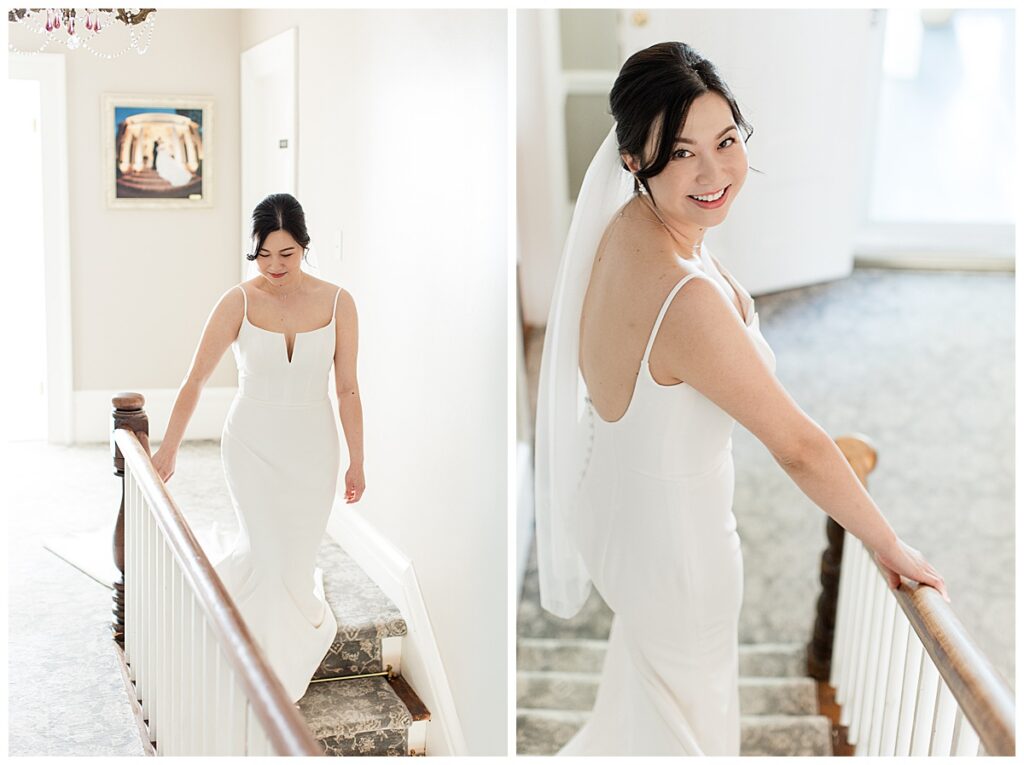 bride portraits at primrose cottage wedding venue